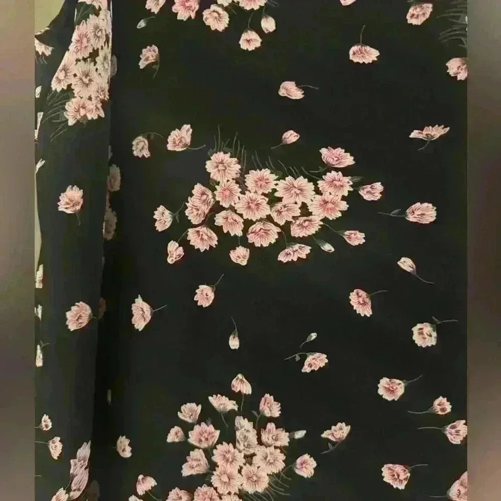 Women’s Long Black Outfit Petite Dress - Picture 2 of 8